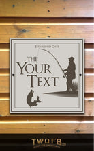 Load image into Gallery viewer, The Anglers Retreat Personalised Bar Sign Custom Signs from Twofb.com Bar sign design