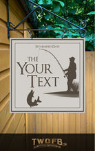 Load image into Gallery viewer, The Anglers Retreat Personalised Bar Sign Custom Signs from Twofb.com Fishing Bar sign
