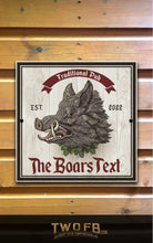 Load image into Gallery viewer, The Boars Head Personalised Bar Sign Custom Signs from Twofb.com signs for bars