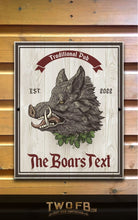 Load image into Gallery viewer, The Boars Head Personalised Bar Sign Custom Signs from Twofb.com signs for bars