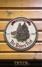 Load image into Gallery viewer, The Boars Head Personalised Bar Sign Custom Signs from Twofb.com signs for bars