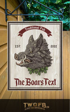 Load image into Gallery viewer, The Boars Head Personalised Bar Sign Custom Signs from Twofb.com signs for bars
