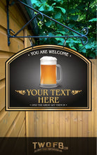 Lade das Bild in den Galerie-Viewer, The Brave Boozer Personalised Bar Sign Custom Signs from Twofb.com  Custom Bar signs