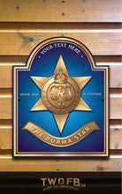 Load image into Gallery viewer, The Burma Star Personalised Bar Sign Custom Signs from Twofb.com Pub sign design
