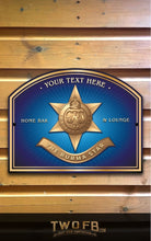 Load image into Gallery viewer, The Burma Star Personalised Bar Sign Custom Signs from Twofb.com Pub signs UK
