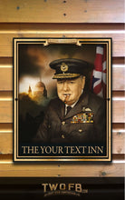 Load image into Gallery viewer, The Churchill Inn Personalised Bar Sign Custom Signs from Twofb.com hanging signs