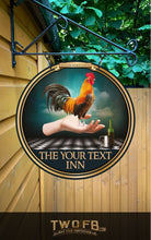 Load image into Gallery viewer, The Cock in Hand Bar sign uk, Sign Custom Signs from Twofb.com signs for bars