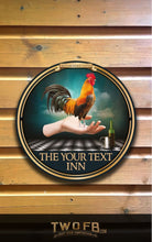 Load image into Gallery viewer, The Cock in Hand Personalised Bar Sign Custom Signs from Twofb.com signs for bars
