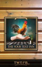 Load image into Gallery viewer, The Cock in Hand Personalised Bar Sign Custom Signs from Twofb.com signs for bars