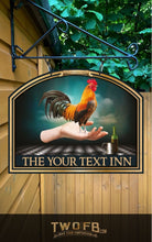 Load image into Gallery viewer, The Cock in Hand Personalised Bar Sign Custom Signs from Twofb.com signs for bars