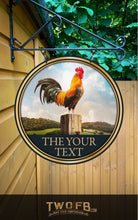 Load image into Gallery viewer, The Cock Inn Custom Bar Sign Custom Signs from Twofb.com Bar signs.uk