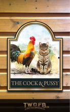 Lade das Bild in den Galerie-Viewer, The Cock & Pussy Personalised Bar Sign Custom Signs from Twofb.com signs for bars