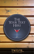 Load image into Gallery viewer, The Cocktail Bar Personalised Bar Sign Custom Signs from Twofb.com Bar signage