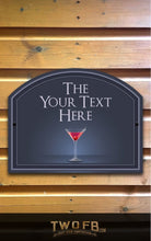 Load image into Gallery viewer, The Cocktail Bar Personalised Bar Sign Custom Signs from Twofb.com Gin Signs