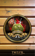 Load image into Gallery viewer, The D20 Personalised Bar Sign Custom Signs from Twofb.com Man cave sign