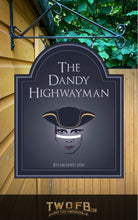 Load image into Gallery viewer, Dandy Highwayman |Personalised Bar Sign | Home Bar signs