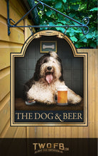 Load image into Gallery viewer, The Dog & Beer Personalised Bar Sign Custom Signs from Twofb.com Dog House Signs