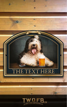 Load image into Gallery viewer, The Dog &amp; Beer Personalised Bar Sign Custom Signs from Twofb.com signs for bars
