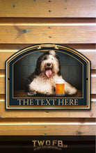 Load image into Gallery viewer, The Dog & Beer Personalised Bar Sign Custom Signs from Twofb.com signs for bars