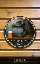 Load image into Gallery viewer, The Dragon Inn Personalised Home Bar Sign Custom Signs from Twofb.com signs for bars