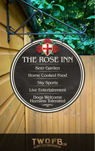 Load image into Gallery viewer, The English Rose Inn ChalkBoard Personalised Bar Sign Custom Signs from Twofb.com signs for bars