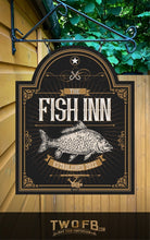 Load image into Gallery viewer, Fishing Sign/Traditional Pub Sign/ Pub Sign/Bar Sign/Home bar sign/Pub sign for outside/Custom pub sign/Home Bar/Pub DƩcor/Military Bar Signs/Custom Bar signs/Barsigns UK/ Man Cave/ Mess Sign/ Bar Runner/ Beer Mats/ Hanging pub sign/ Custom sign/ Garden Signs/Pub signs