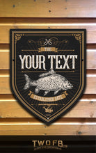 Load image into Gallery viewer, Fishing Sign/Traditional Pub Sign/ Pub Sign/Bar Sign/Home bar sign/Pub sign for outside/Custom pub sign/Home Bar/Pub DƩcor/Military Bar Signs/Custom Bar signs/Barsigns UK/ Man Cave/ Mess Sign/ Bar Runner/ Beer Mats/ Hanging pub sign/ Custom sign/ Garden Signs/Pub signs