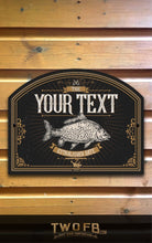 Load image into Gallery viewer, Fishing Sign/Traditional Pub Sign/ Pub Sign/Bar Sign/Home bar sign/Pub sign for outside/Custom pub sign/Home Bar/Pub DƩcor/Military Bar Signs/Custom Bar signs/Barsigns UK/ Man Cave/ Mess Sign/ Bar Runner/ Beer Mats/ Hanging pub sign/ Custom sign/ Garden Signs/Pub signs
