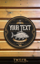 Load image into Gallery viewer, Fishing Sign/Traditional Pub Sign/ Pub Sign/Bar Sign/Home bar sign/Pub sign for outside/Custom pub sign/Home Bar/Pub DƩcor/Military Bar Signs/Custom Bar signs/Barsigns UK/ Man Cave/ Mess Sign/ Bar Runner/ Beer Mats/ Hanging pub sign/ Custom sign/ Garden Signs/Pub signs