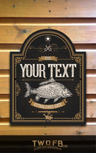 Load image into Gallery viewer, Fishing Sign/Traditional Pub Sign/ Pub Sign/Bar Sign/Home bar sign/Pub sign for outside/Custom pub sign/Home Bar/Pub DƩcor/Military Bar Signs/Custom Bar signs/Barsigns UK/ Man Cave/ Mess Sign/ Bar Runner/ Beer Mats/ Hanging pub sign/ Custom sign/ Garden Signs/Pub signs
