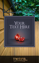 Load image into Gallery viewer, The Forbidden Fruit Personalised Gin Bar Sign Custom Signs from Twofb.com Pub & Bar Plaques