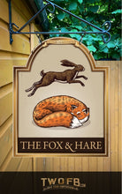Load image into Gallery viewer, The Fox & Hare Personalised Pub-Bar-Sign Custom Signs from Twofb.com signs for bars
