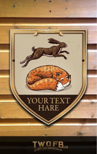 Load image into Gallery viewer, The Fox & Hare Personalised Pub-Bar-Sign Custom Signs from Twofb.com signs for bars - Pub Signage