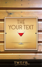 Load image into Gallery viewer, The Gold Bar Personalised Bar Sign Custom Signs from Twofb.com Custom Bar signs