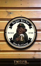 Load image into Gallery viewer, The Grizzly Beer Personalised Bar Sign Custom Signs from Twofb.com signs for bars