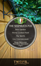 Load image into Gallery viewer, The Irish Shamrock Pub ChalkBoard Personalised Bar Sign Custom Signs from Twofb.com signs for bars
