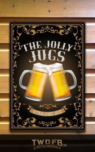 Jolly Jugs | Budget Bar Sign | Home Pub Sign
