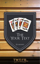 Load image into Gallery viewer, The Kings Arms Personalised Bar Sign Custom Signs from Twofb.com bar sign .co.uk