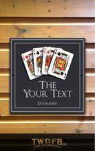 Load image into Gallery viewer, The Kings Arms Personalised Bar Sign Custom Signs from Twofb.com home bar signs uk
