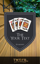 Load image into Gallery viewer, The Kings Arms Personalised Bar Sign Custom Signs from Twofb.com Custom pub signs