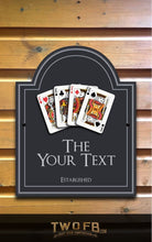 Load image into Gallery viewer, The Kings Arms Personalised Bar Sign Custom Signs from Twofb.com Pub signs