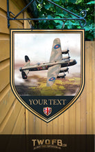 Load image into Gallery viewer, The Lancaster Personalised Bar Sign Custom Signs from Twofb.com Hanging pub sign