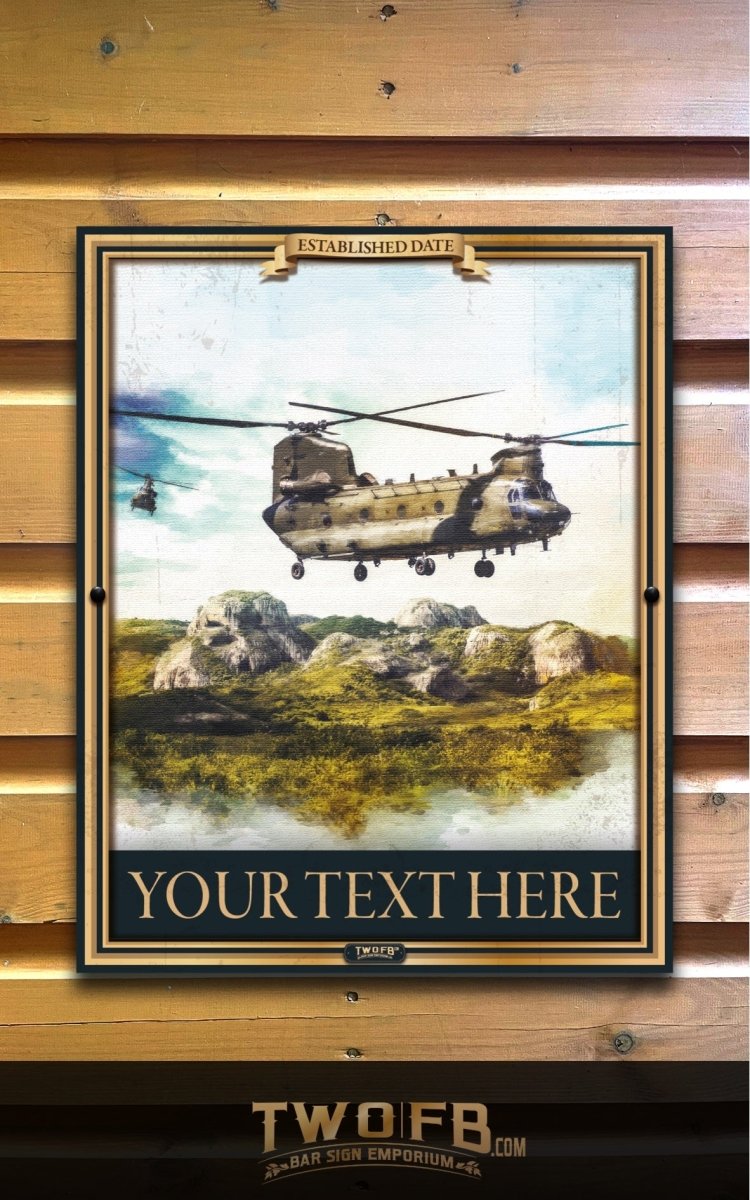 The Landing | Personalised Bar Sign | Custom Pub Signs