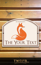 Load image into Gallery viewer, The Lazy Fox | Bar Sign | Custom Pub Sign