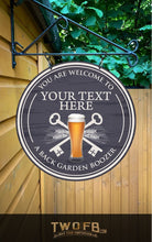 Load image into Gallery viewer, The Lock Down Bar Personalised Bar Sign Custom Signs from Twofb.com Bar signs