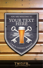 Load image into Gallery viewer, The Lock Down Bar Personalised Bar Sign Custom Signs from Twofb.com pub sign design