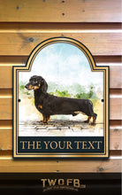 Load image into Gallery viewer, The Long Dog Personalised Bar Sign Custom Signs from Twofb.com Pub Signage