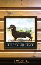 Load image into Gallery viewer, The Long Dog Personalised Bar Sign Custom Signs from Twofb.com Dog House Bar Sign