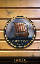 Load image into Gallery viewer, The Longship Inn Personalised Bar Sign Custom Signs from Twofb.com signs for bars