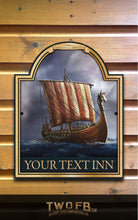 Load image into Gallery viewer, The Longship Inn Personalised Bar Sign Custom Signs from Twofb.com Custom signs